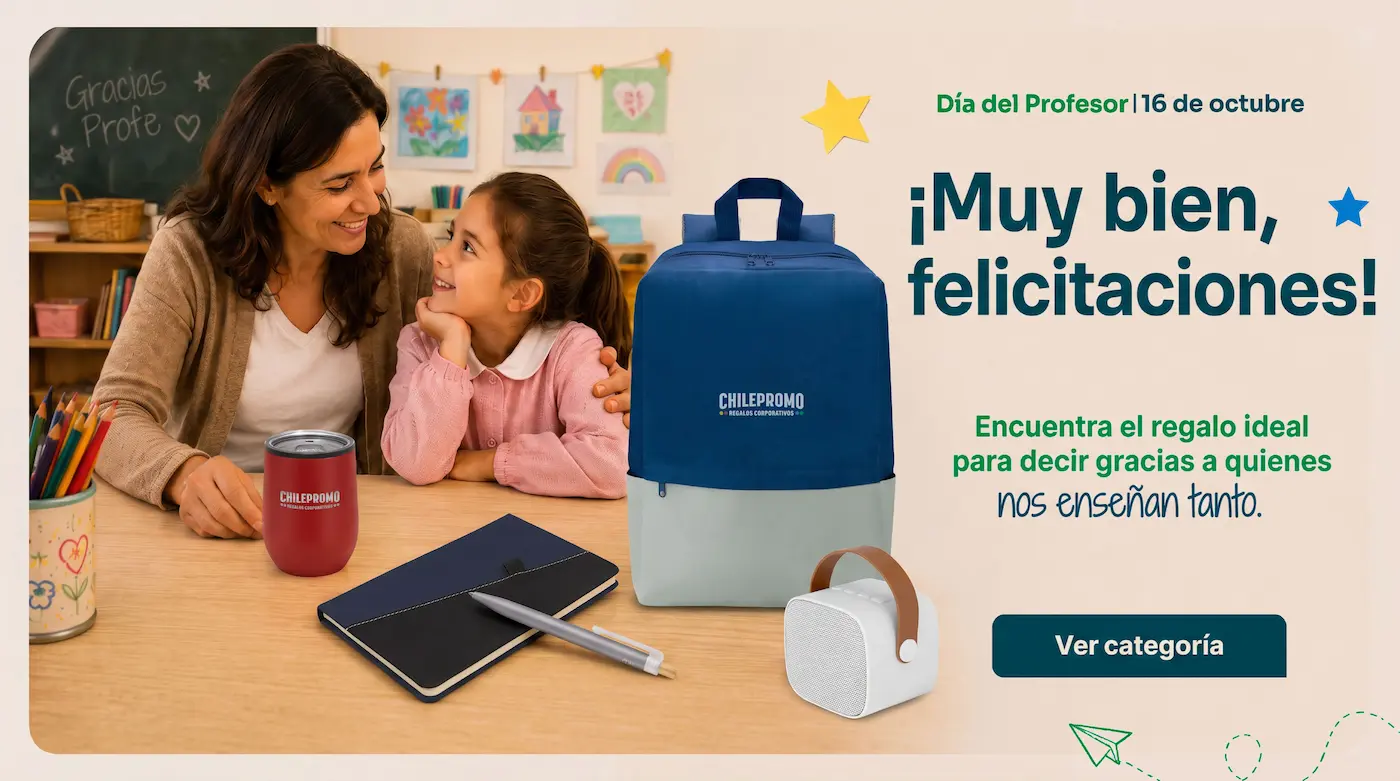 Regalos Día del Profesor Chile 2026 Día del Profesor Chile 2026 | ChilePromo Regalos Personalizados por Mayor Chile