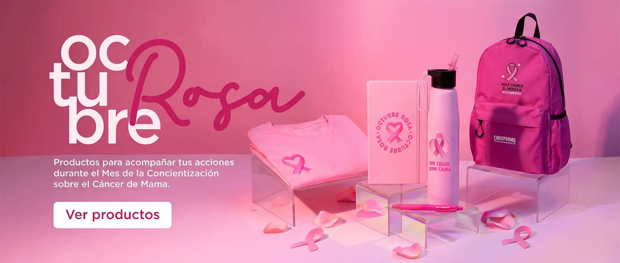 Octubre Rosa | Día Mundial de la lucha contra el cancer de mama | Chile Octubre-rosa-lucha-contra-el-cancer-de-mama-2026 | ChilePromo.cl Regalos Fechas Especiales